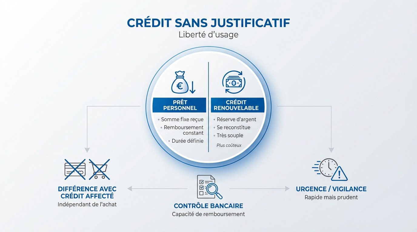 Comparaison entre le prêt personnel à mensualités fixes et le crédit renouvelable avec réserve d'argent